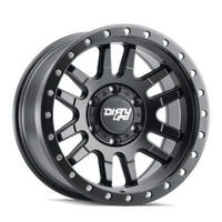 Thumbnail for Dirty Life 9309 Canyon Pro 17x9/5x127 BP/-38mm Offset/71.5mm Hub Matte Black Wheel - Beadlock