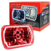 Thumbnail for Oracle Pre-Installed Lights 7x6 IN. Sealed Beam - Red Halo SEE WARRANTY