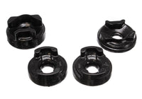 Thumbnail for Energy Suspension 03-06 Toyota Matrix Black Motor Mount Insert Set (front and rear torque positions