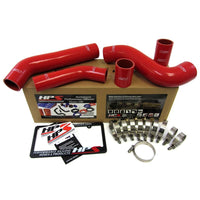 Thumbnail for HPS Red Reinforced Silicone Intercooler Hose Kit for Mitsubishi Lancer EVO 10 X US-Spec