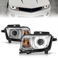 Thumbnail for ANZO 2010-2013 Chevrolet Camaro Projector Headlights w/ Halo Chrome (CCFL)