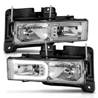 Thumbnail for ANZO 1999-2000 Cadillac Escalade Crystal Headlights