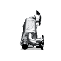 Thumbnail for Akrapovic 10-13 Porsche 911 Turbo / Turbo S (997 FL) Slip-On Line (Titanium) w/ Titanium Tips