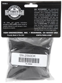 Thumbnail for K&N Filter Wrap Drycharger Oval Tapered Black - 3.25in Base I/S Width x 2.5in Top I/S Width x 7in H