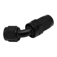 Thumbnail for DeatschWerks 8 AN Female Flare Swivel 60-Degree Hose End CPE - Anodized Matte Black