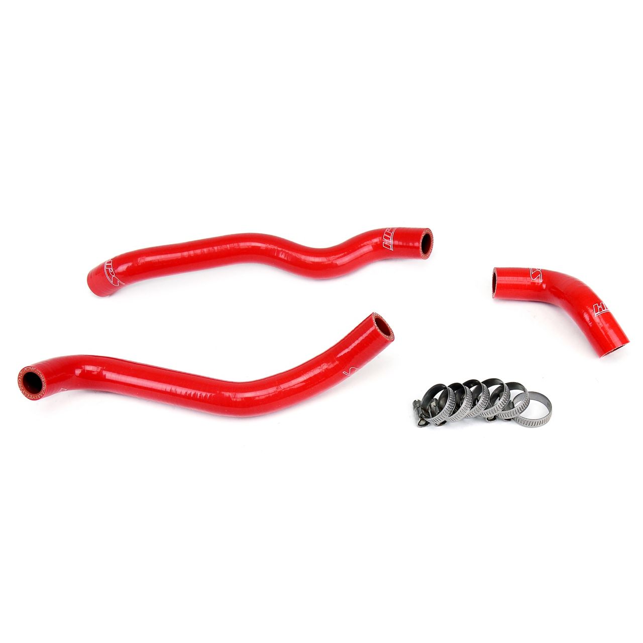 HPS Red Reinforced Silicone Heater Hose Kit for Nissan 03-06 350Z LHD