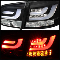 Thumbnail for Spyder Volkswagen Golf/GTI 10-13 G2 Type With Light Bar LED Tail Lights Black ALT-YD-VG10-LED-G2-BK