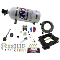 Thumbnail for Nitrous Express Q-Jet/Holley Spread Bore Hitman Plus Nitrous Kit (50-200HP) w/10lb Bottle