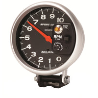 Thumbnail for Autometer Sport-Comp 5 inch 10,000 RPM Pedestal Mount Tachometer (Shift-Lite on Control Shield)