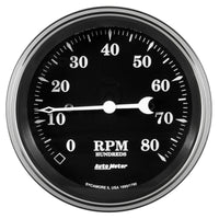 Thumbnail for Auto Meter Gauge Tachometer 3 3/8in 8k RPM In-Dash Old Tyme Black