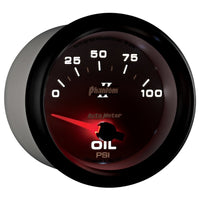 Thumbnail for Autometer Phantom II 2 5/8in 0-100 PSI Short Sweep Electronic Oil Pressure Gauge