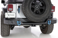 Thumbnail for Rampage 07-18 Jeep Wrangler JK (Incl. Unlimited) Trailguard Rear Bumper - Black