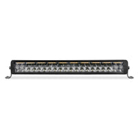 Thumbnail for Go Rhino Xplor Blackout Combo Series Dbl Row LED Light Bar w/Amber (Side/Track Mount) 21.5in. - Blk