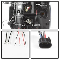 Thumbnail for Spyder GMC Yukon 07-14/GMC Yukon XL 07-14 Projector Headlights LED Halo LED Chrome PRO-YD-GY07-HL-C