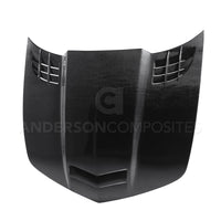 Thumbnail for Anderson Composites 10-13 Chevy Camaro TTII-Style Carbon Fiber Hood