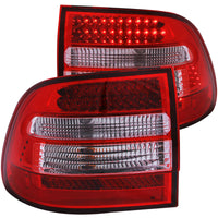 Thumbnail for ANZO 2003-2006 Porsche Cayenne LED Taillights Red/Clear