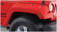 Thumbnail for Bushwacker 07-18 Jeep Wrangler Pocket Style Flares 2pc - Black