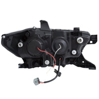 Thumbnail for ANZO 2016-2017 Toyota Tacoma Projector Headlights w/ Plank Style Design Black/Amber w/ DRL