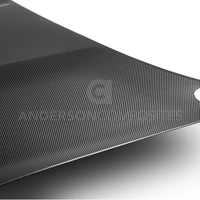 Thumbnail for Anderson Composites 2015-2017 Ford Mustang Shelby GT350 Double Sided Carbon Fiber Hood