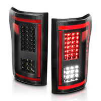 Thumbnail for ANZO 15-17 Ford F-150 LED Taillights Black w/ Sequential
