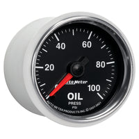 Thumbnail for Autometer GS 52mm 0-100 PSI Mechanical Oil Pressure Gauge