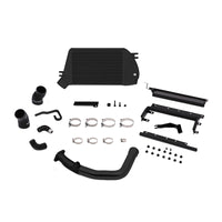Thumbnail for Mishimoto 2015 Subaru WRX Top-Mount Intercooler Kit - Powder Coated Black & Black Pipes