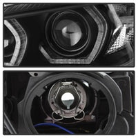 Thumbnail for Spyder 12-14 BMW F30 3 Series 4DR Projector Headlights - LED DRL - Black (PRO-YD-BMWF3012-DRL-BK)