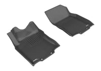 Thumbnail for 3D MAXpider 2014-2020 Nissan Rogue/Rogue Sport Kagu 1st Row Floormat - Black