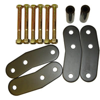 Thumbnail for Rugged Ridge HD Rear Leaf Spring Shackles 1-In Lift 87-95 Jeep Wrangler YJ