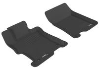 Thumbnail for 3D MAXpider 2008-2012 Honda Accord Kagu 1st Row Floormat - Black