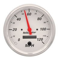 Thumbnail for AutoMeter Gauge Kit 2 Pc. Quad & Speedometer 5in. Arctic White