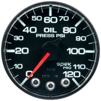 Thumbnail for Autometer Spek-Pro 52.4mm 0-120 PSI Digital Stepper Motor Oil Pressue Gauge