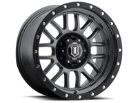 Thumbnail for ICON Alpha 17x8.5 6x5.5 0mm Offset 4.75in BS 106.1mm Bore Gun Metal Wheel