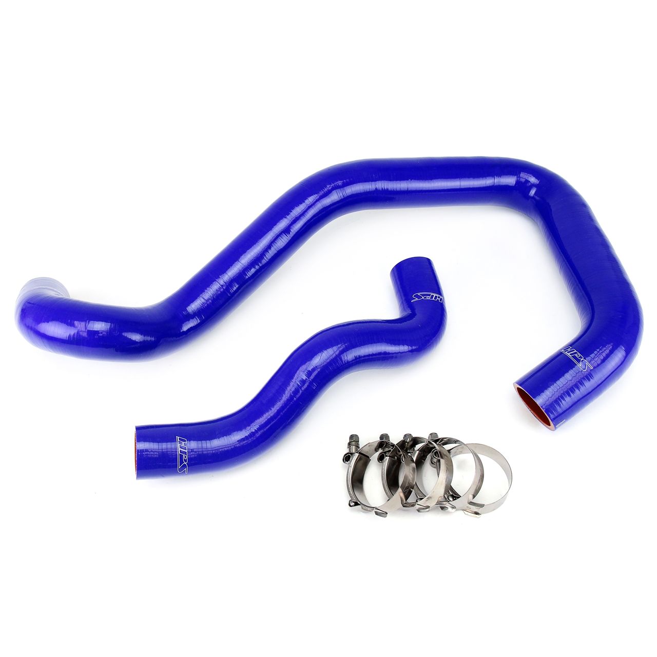 HPS Blue Reinforced Silicone Radiator Hose Kit Coolant for Ford 03-07 Excursion 6.0L Diesel w/ Mono Beam Suspension