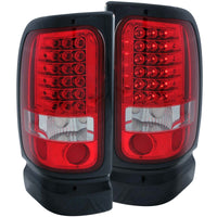 Thumbnail for ANZO 1994-2001 Dodge Ram LED Taillights Red/Clear