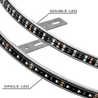 Thumbnail for Oracle LED Illuminated Wheel Rings - Double LED - Blue SEE WARRANTY