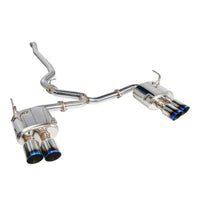 Thumbnail for Remark 2015+ Subaru WRX/STi 4in Quad Cat-Back Exhaust Stainless Single Resonated