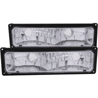Thumbnail for ANZO 1988-1998 Chevrolet C1500 Euro Parking Lights Black