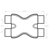 Thumbnail for MagnaFlow Smooth Trans X 3/3 X 14 SS