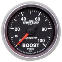 Thumbnail for Autometer 2-1/16in 0-100 PSI Mechanical Boost Gauge