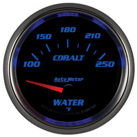 Thumbnail for Autometer Cobalt 66mm 100-250 Degree F Electric Water Temperature Gauge