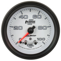 Thumbnail for Autometer Phantom II 2-5/8in 100 PSI Stepper Motor Oil Pressure Gauge