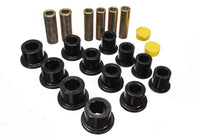 Thumbnail for Energy Suspension 00-04 Ford Excursion 4WD / 99-04 F250/F350 4WD Black Front Leaf Spring Bushing Set