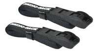 Thumbnail for Rhino-Rack Rapid Tie Down Straps w/Buckle Protector - 3.5m/11.5ft - Pair - Black