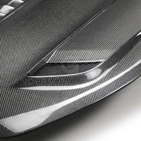 Thumbnail for Anderson Composites 16-19 Chevrolet Camaro Double Sided Carbon Fiber Type-T2 Style Hood