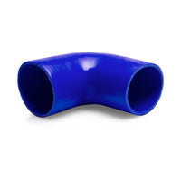 Thumbnail for Mishimoto 3.5in. 90 Degree Coupler - Blue