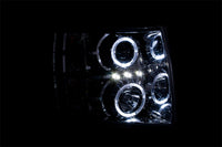Thumbnail for ANZO 2007-2013 Chevrolet Silverado 1500 Projector Headlights w/ Halo Chrome