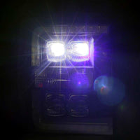 Thumbnail for AlphaRex 11-16 Ford F-350 SD NOVA LED Proj Headlights Plank Style Chrm w/Activ Light/Seq Signal