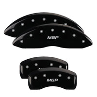 Thumbnail for MGP 4 Caliper Covers Engraved Front & Rear MGP Black finish silver ch