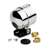 Thumbnail for Autometer 2-5/8in Pedestal Mount w/ Chrome Cup for Liquid Filled Mechanical Gauge